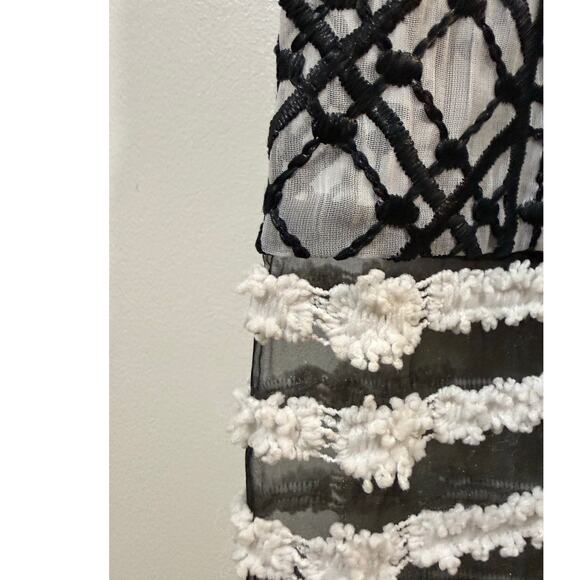 Johnathan Simkhai Embroidered Organza Mesh Midi Dress Size 2 - Picture 12 of 16